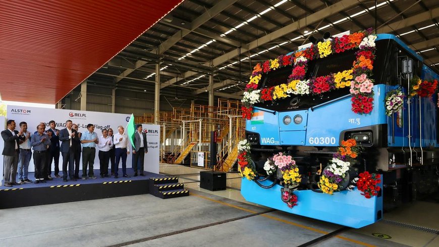 Alstom delivers 300th WAG12B electric locomotive to Indian Railways